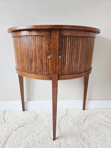 Kast - Hout - Vintage demi-lune kastje