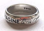 John Lennon - Imagine Ring - 925 Sterling Zilver -, Nieuw in verpakking