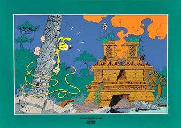 Franquin - 1 Silkscreen - Marsupilami - Marsupilami in the, Nieuw
