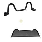 MG TF RVS rolbeugel/sierbeugel   Zwart + Windscherm, Ophalen of Verzenden, Nieuw