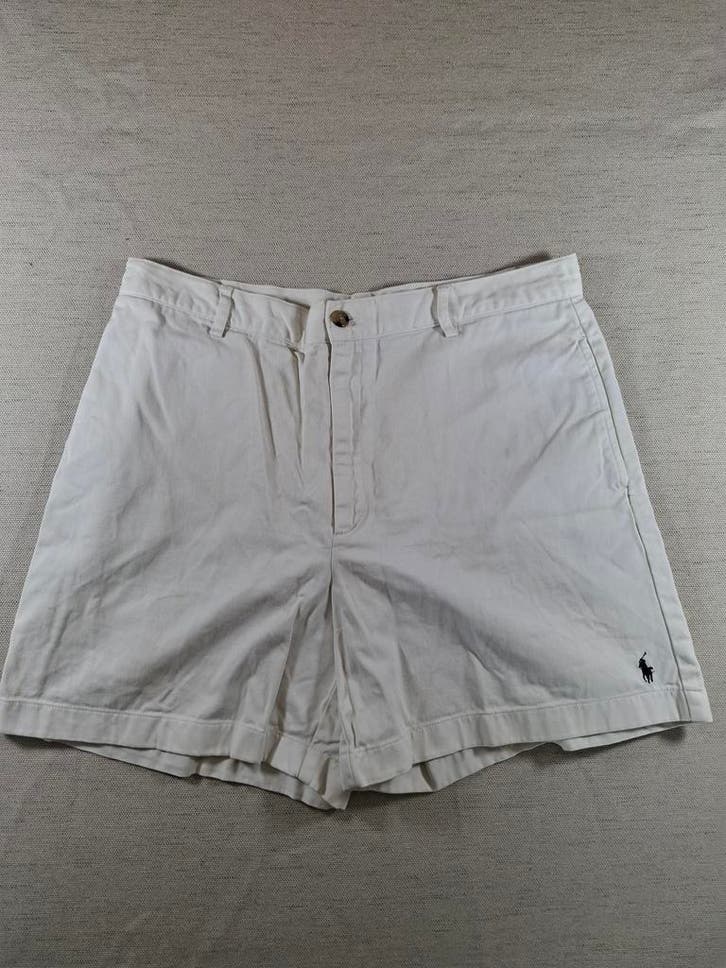 Polo Ralph Lauren shorts maat 12 wit, Kleding | Heren, Broeken en Pantalons, Wit, Zo goed als nieuw, Maat 46 (S) of kleiner, Verzenden