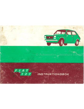 1974 FIAT 127 INSTRUCTIEBOEKJE DEENS, Auto diversen, Handleidingen en Instructieboekjes