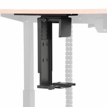 Onder bureau pc houder zwart Luxus, Verzenden, Nieuw in verpakking
