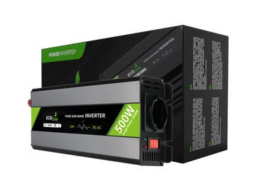 Omvormer 24V Naar 220V/230V - 500w  - Zuivere sinus, Verzenden, Nieuw
