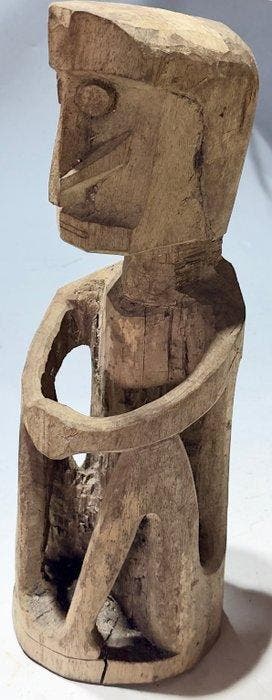Klassieke Korwar-figuur uit Zuid-Yapen, Papua - karwar -, Antiek en Kunst