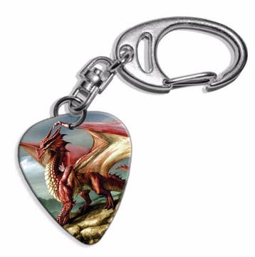 Plectrum ketting of sleutelhanger van een Draak, Ophalen of Verzenden, Nieuw