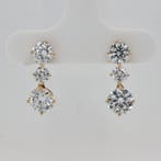 Zonder minimumprijs - Oorbellen - 14 karaat Geel goud -, Nieuw