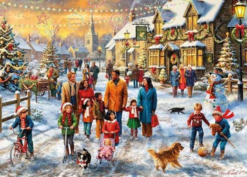Kerstpuzzels - Diverse Merken - Groot Aanbod bij Puzzelplaza, Hobby en Vrije tijd, Ophalen of Verzenden, 500 t/m 1500 stukjes