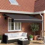 vidaXL Vervangingsdoek voor zonnescherm Antracietkleurig 350, Verzenden, Nieuw