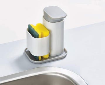 Joseph Joseph Duo Opal - Zeepdispenser met Sponshouder -, Huis en Inrichting, Ophalen of Verzenden, Zo goed als nieuw