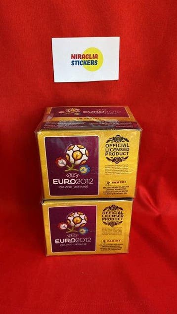 EURO 2012 da 50 bustine packet Panini - 2 Sealed box - Near, Nieuw