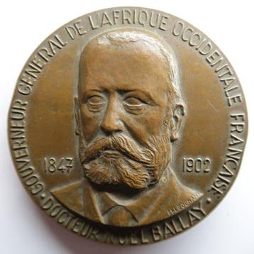 Frankrijk. Médaille en bronze Docteur Noel Ballay,