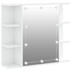 Badkamerkast 70x60cm bewerkt hout | Tweedekansje | OP=OP, Huis en Inrichting, Badkamer | Badkamermeubels, Spiegelkast, Nieuw, Minder dan 25 cm