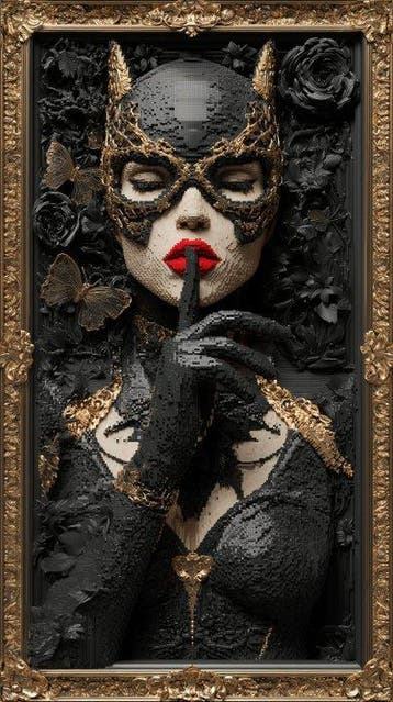 Artxlife - Lego Cat Woman, Queen of the Night, Nieuw