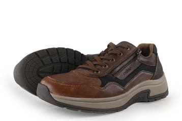 Rieker Veterschoenen in maat 43 Bruin, Kleding | Heren, Schoenen, Bruin, Verzenden, Zo goed als nieuw, Rieker