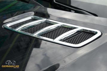 chrome Lüfteinlass Finnen Motorhaube Mercedes geschikt voor