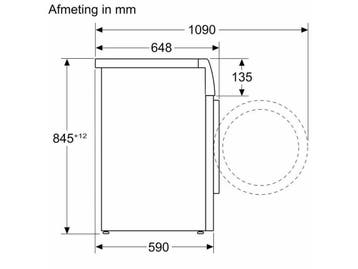 Bosch WGB266AONL - Serie 8 - Automatisch doseren - 11 kg, Verzenden, Zo goed als nieuw
