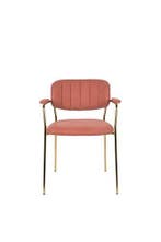 Eetkamerstoel - Roos - Goud/Roze - House of Rebels, Huis en Inrichting, Stoelen, Verzenden, Nieuw