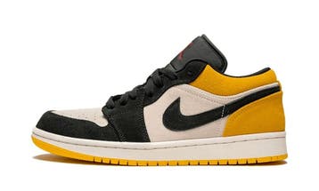 Air Jordan 1 Low Sail University Gold Black, Nieuw