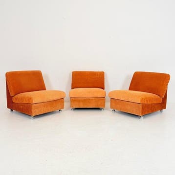 Sofa - stof - Drie modulaire loungestoelen