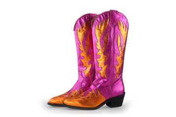 DWRS Cowboy laarzen in maat 37 Roze, DWRS, Overige kleuren, Verzenden, Zo goed als nieuw
