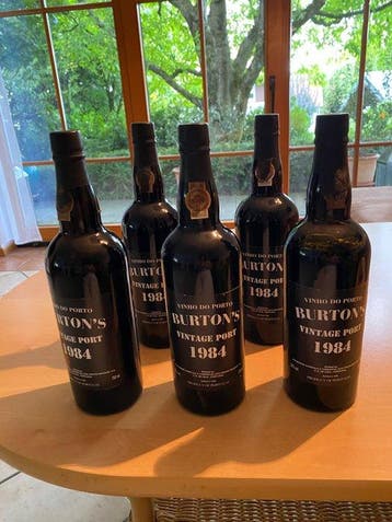 1984 Burtons - Vintage Port - Gebotteld in 1986 - Douro - 6, Nieuw