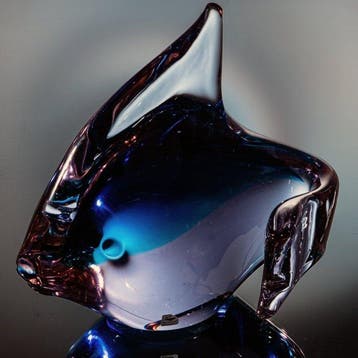 Livio Seguso - Pot - Vis - gesigneerd - hoogte 16 cm / ca.