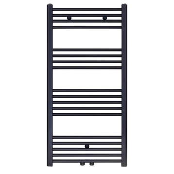 Designradiator Nile Gobi 110x60cm Geborsteld Mat Zwart, Doe-het-zelf en Verbouw, Verwarming en Radiatoren, Ophalen of Verzenden