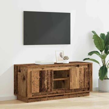 vidaXL TV-kast 102 x 35 x 45 cm Oud Hout Bewerkt hout, Minder dan 50 cm, Verzenden, Nieuw, Minder dan 100 cm