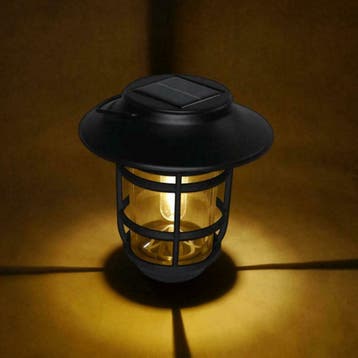Zwarte solarlamp Sting hanglamp, priklamp en tafellamp-in-1, Overige materialen, Verzenden, Minder dan 50 watt, Nieuw