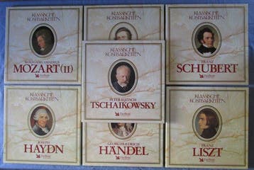 Mozart / Haydn / Liszt / Händel / Tschaikowsky / Schubert /, Nieuw in verpakking
