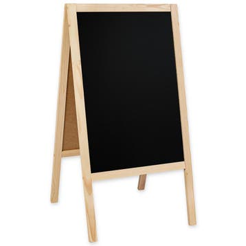 Krijtstoepbord | CLASSIC | Hout | Naturel |, Verzenden, Nieuw in verpakking