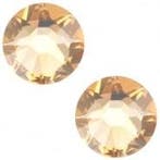 2 x Swarovski Light topaz plat strass steentje 5mm, Ophalen of Verzenden, Nieuw, Overige typen