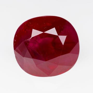 1 pcs Rood Robijn - 1.02 ct - Asian Institute of Gemological, Nieuw