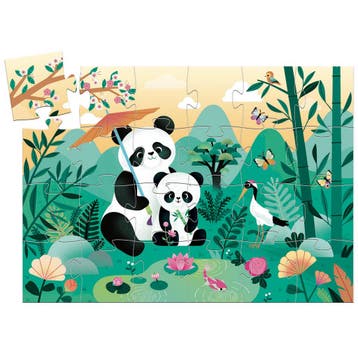 Djeco puzzel dieren Leo de panda 24 van €13,99 voor €13,90, Ophalen of Verzenden, Nieuw