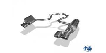 FOX Mercedes SL type 230 einddemper rechts/links - 2x115x85, Verzenden, Nieuw