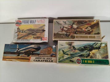 Maquette - Airfix – Lot de 4 maquettes davions vintage –, Nieuw