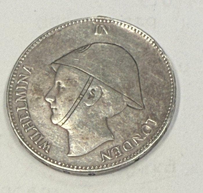 Nederland. 1 Gulden 1940 Wilhelmina in Londen (Zonder, Postzegels en Munten, Munten | Nederland