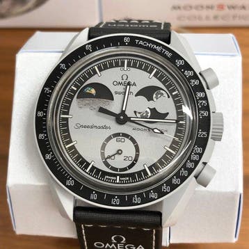 Omega x Swatch - MoonSwatch - Mission to the Moon - Zonder, Sieraden, Tassen en Uiterlijk, Horloges | Heren, Nieuw