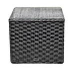 Toscane premium bijzettafel 50x50xH45 cm antraciet, Tuin en Terras, Ophalen of Verzenden, Nieuw, Aluminium
