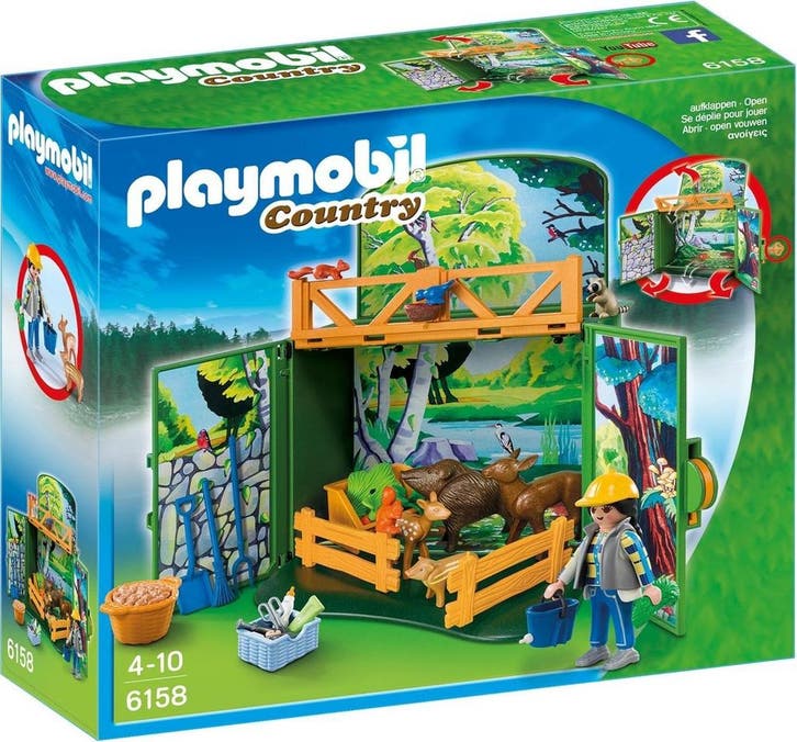 Playmobil Country Speelbox Leven in het Bos - 6158 (Nieuw), Kinderen en Baby's, Speelgoed | Playmobil, Nieuw, Verzenden