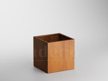 Adeqo cortenstaal plantenbak vierkant 70 x 70 x 70 cm, Tuin en Terras, Bloembakken en Plantenbakken, Verzenden, Vierkant, Nieuw