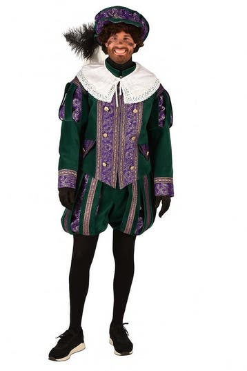 Piet Supreme Zaragossa Groen Paars - XL, Diversen, Sinterklaas, Verzenden, Nieuw