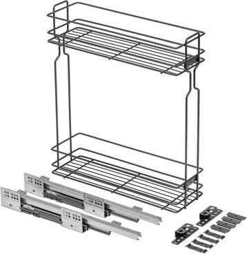 Smalle keukenkast organizer 200mm - 57% goedkoper, Minder dan 50 cm, Ophalen of Verzenden, Zo goed als nieuw, Minder dan 100 cm