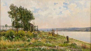 Mario Carl-Rosa (1853-1913) - Summer French landscape