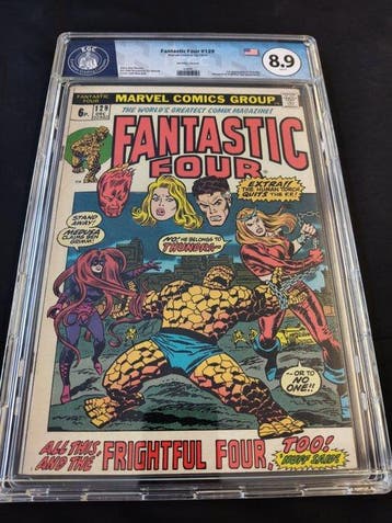 Fantastic Four #129 - EGC 8.9 - Uk Price Variant - 1 Graded, Nieuw