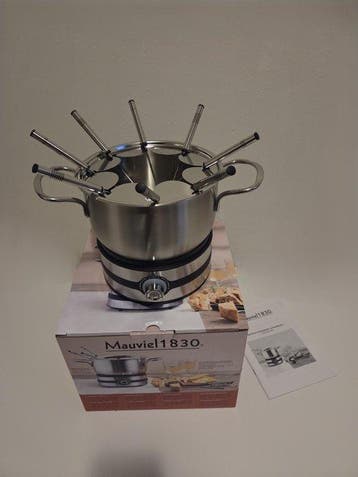 Mauviel - Braadpan - Mauviel 1830 Fondue set 8 personen