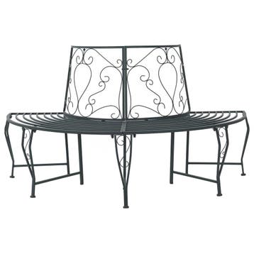 vidaXL Boom bank 4-Aantal zitplaatsen 160 x 80 x 89 cm Staal, Tuin en Terras, Tuinbanken, Verzenden, Nieuw, Metaal