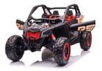 24V CAN-AM Maverick buggy zwart, 4WD, leder, Mp4 TV, RC, Ophalen of Verzenden, Nieuw