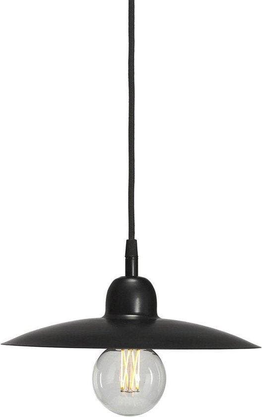 2dekans | PR Home - Hanglamp Como Zwart Ø 28 cm, Huis en Inrichting, Lampen | Hanglampen, Zo goed als nieuw, Ophalen of Verzenden